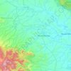 Bungo topographic map, elevation, terrain