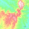 Joviânia topographic map, elevation, terrain