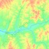 Guma topographic map, elevation, terrain