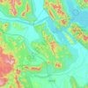 Vontimitta topographic map, elevation, terrain