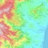 San Luca topographic map, elevation, terrain