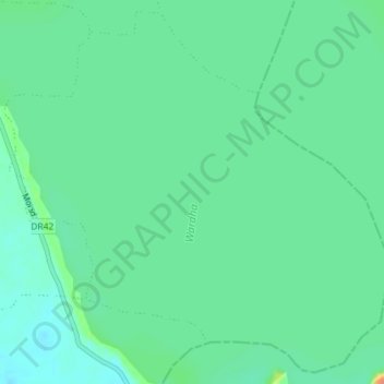 Shirur topographic map, elevation, terrain