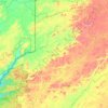 Kongba topographic map, elevation, terrain