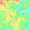 Hentland topographic map, elevation, terrain