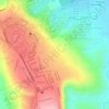 Punda topographic map, elevation, terrain