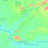 Príncipe da Beira topographic map, elevation, terrain