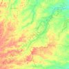Lubai Ulu topographic map, elevation, terrain