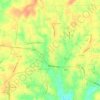 Jena topographic map, elevation, terrain