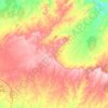 Chougrane topographic map, elevation, terrain