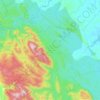 Peunaron topographic map, elevation, terrain