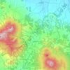 Bijagua topographic map, elevation, terrain