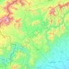 Mohmand District topographic map, elevation, terrain