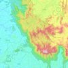 Kudremukh National Park topographic map, elevation, terrain