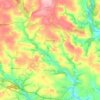 Quethiock topographic map, elevation, terrain