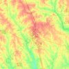 Tift County topographic map, elevation, terrain