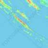 Kornati topographic map, elevation, terrain