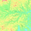 Jundiá topographic map, elevation, terrain