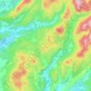Ulpha topographic map, elevation, terrain