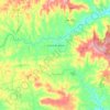 Curral de Cima topographic map, elevation, terrain