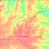 Oak Grove topographic map, elevation, terrain