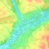 Brodnica topographic map, elevation, terrain