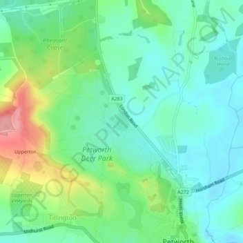 Lower Pond topographic map, elevation, terrain