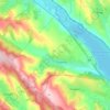 Cojușna topographic map, elevation, terrain
