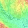 Barcsi járás topographic map, elevation, terrain