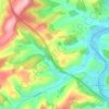 Quirnbach/Pfalz topographic map, elevation, terrain