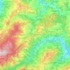 Lama Mocogno topographic map, elevation, terrain