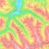 Brandberg topographic map, elevation, terrain