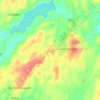 Llannerch-y-Medd topographic map, elevation, terrain