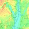 Windsor topographic map, elevation, terrain