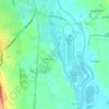 Ripon Canal topographic map, elevation, terrain