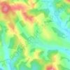 Zombor topographic map, elevation, terrain