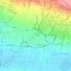 Bulkeley topographic map, elevation, terrain