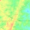 Virgilina topographic map, elevation, terrain