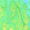 South Petukangan topographic map, elevation, terrain