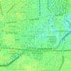Lodhi Colony topographic map, elevation, terrain