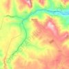 Savignano Irpino topographic map, elevation, terrain