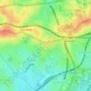 Enmore topographic map, elevation, terrain