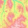 Livitaca topographic map, elevation, terrain