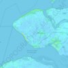 Vlissingen topographic map, elevation, terrain