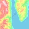 Whitsunday Bay topographic map, elevation, terrain