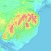 The Mournes DEA topographic map, elevation, terrain