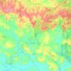 Johnson County topographic map, elevation, terrain