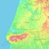 Sintra topographic map, elevation, terrain
