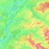 Saint-Vallier topographic map, elevation, terrain
