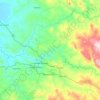 Macalder/Kanyarwanda ward topographic map, elevation, terrain