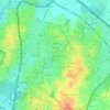 Holon topographic map, elevation, terrain